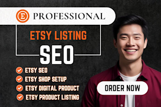 do etsy shop setup etsy digital products design etsy SEO listing for etsy shop