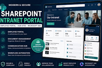 build a modern sharepoint intranet employee portal and microsoft 365 hub