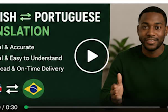 translate english to portuguese and portuguese to english