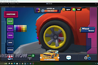 design professional unity game UI UX, hud, menu, inventory and icons