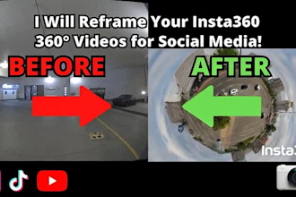 reframe and edit insta360 360 videos for social media or brand