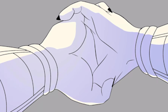 do handdrawn 2d traditional anime animation, line art animation and vtuber intro