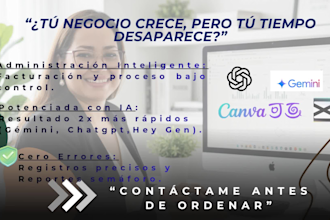 your virtual assistant for administrative tasks and business organization