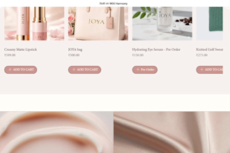 create website for cosmetic products