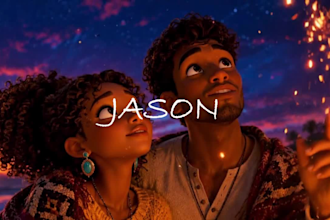 creat 3d pixar style ai animation 3d romantic proposal video 3d ai cartoon video