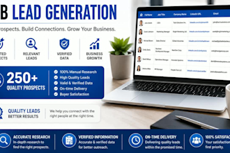 do linkedin prospect research and lead generation