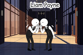 create 2d animated true crime and tragic accident documentary