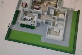 design a 2d and 3d architectural house and shops design