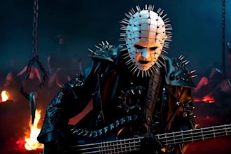 make an ai metal music video with dark brutal cinematic quality for your band