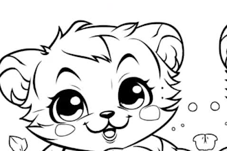 design cute printable coloring pages for kids and children