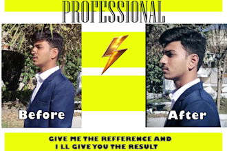 do professional trendy transition and vfx video editor