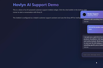 build a custom ai chatbot widget for your website with live responses