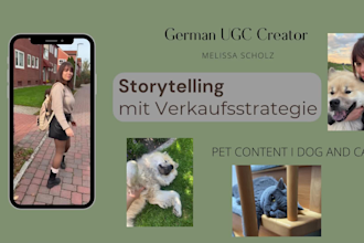 create authentic pet lifestyle ugc videos with my dog or cat