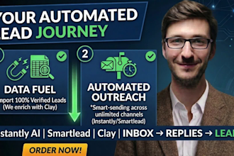 set up cold email automation with instantly ai, smartlead and clay