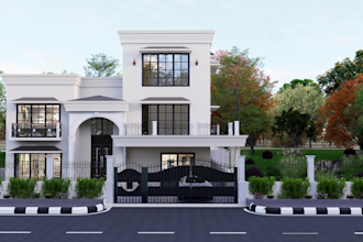 do interior and exterior design, 3d floor plan, architectural 3d rendering