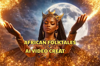 create african folktales, kids bedtime ai stories, youtube ai video creation