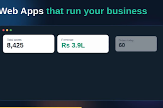 develop a full stack mobile and web application