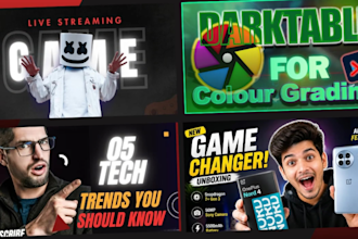create clickbait youtube thumbnails
