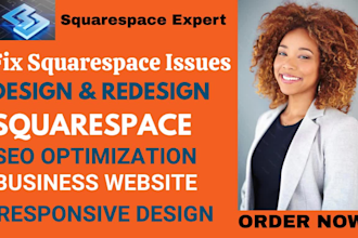 fix squarespace website issues, squarespace SEO expert, redesign, speed opt