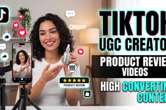 create authentic social medial ugc videos tiktok reels videoediting all language