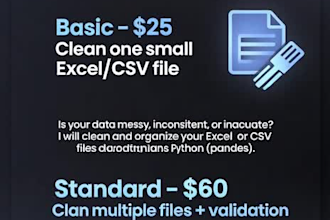 clean automate your data with python