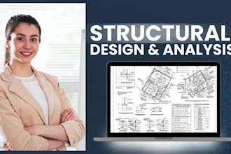 perform structural calculations and framing plans for building design in 72h