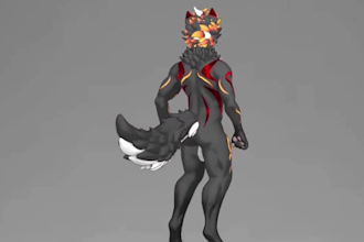 custom vrchart furry avatar nsfw fursona anim vr character 3d model facial rig