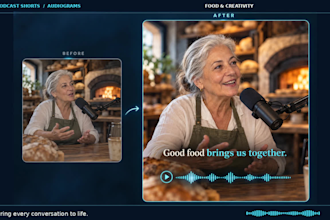 edit podcast clips with animated captions