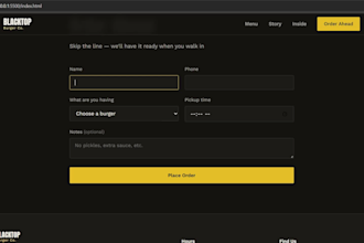 build for you a website frontend