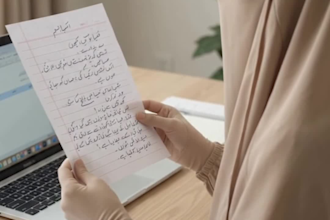 do fast urdu typing, handwriting to word and pdf to word