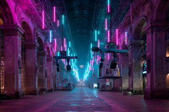 create custom vj loops, dj and led wall visuals for live events