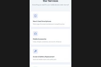 simple landing page for small businesses