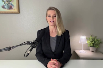 be professional female spokesperson ugc testimonial video