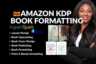 do KDP book formatting children book formatting amazon KDP book publishing