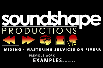 mix and or master your music professionally