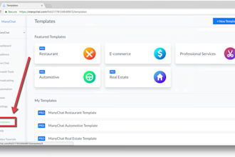 create manychat chatbot for instagram, facebook messenger and whatsapp