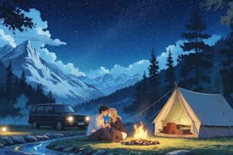 create 4k lofi loop animation video  animated gif with seamless motion