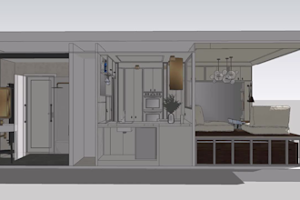 design a smart furniture layout for small spaces and rooms