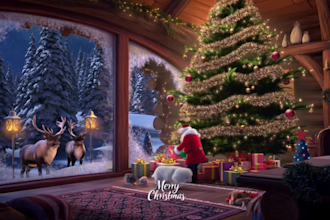 create a christmas or holiday promo video for your brand