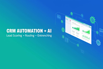 build automate your custom web CRM to end manual data entry and qualify ai leads