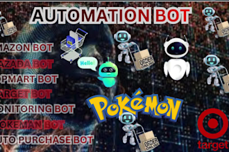 develop a lazada auto purchase bot with fast auto checkout bot