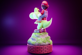 create stylized 3d characters or props for 3d printing