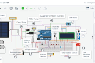program arduino and esp32 with tinkercad circuit design and simulation