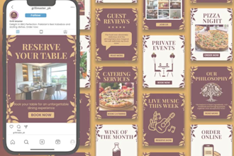 design professional social media posts for instagram and facebook