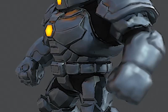 create a 3d character model