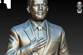 create high quality 3d sculpts and miniatures for 3d printing