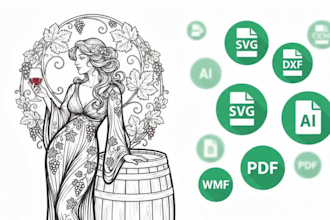 convert photo to svg, image to svg, custom svg, custom 2d art