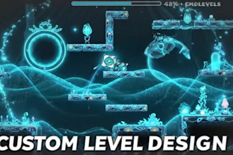 build a geometry dash layout for you