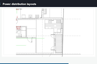 draft residential electrical drawings in dwg with a bill of quantities