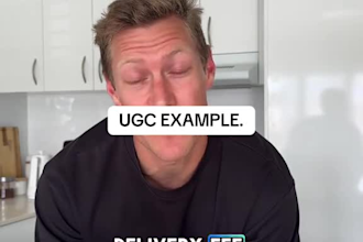 create male spokesperson ugc video ads for brand, website, saas, app